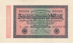 20000 Mark 1923 ro.84g OE